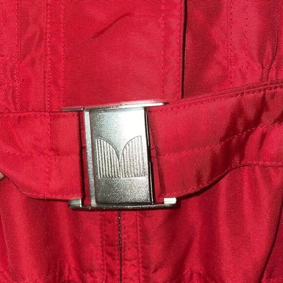 Vintage 90s 80s couloir women’s red ski snow mountaineering jumpsuit outfit - Picture 8 of 17